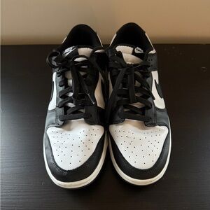 Nike Panda Dunk Low Men's Black and White Sneakers